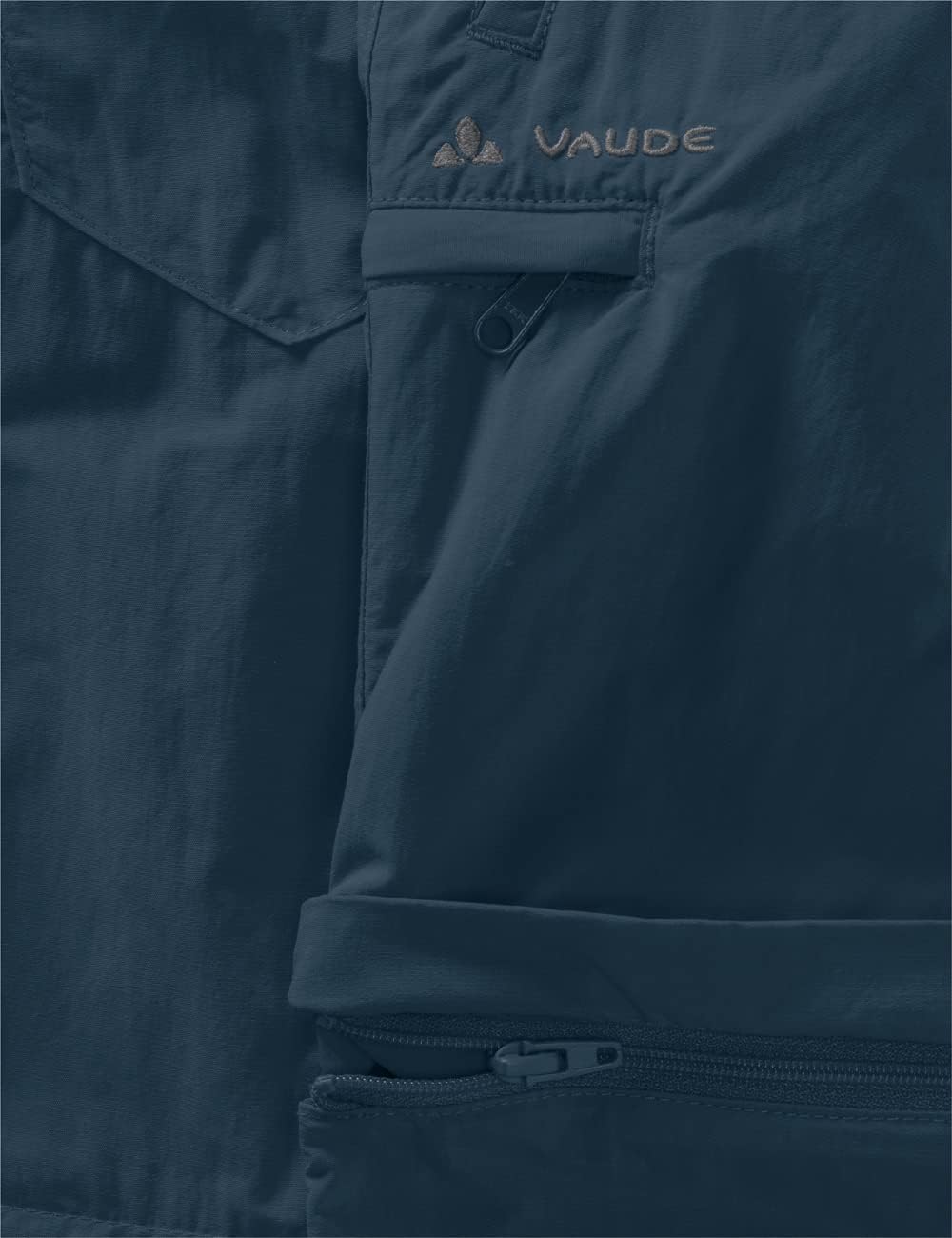 VAUDE Unisex Kids Detective Antimos Zo Pants Hose, Dark Sea Uni, 92 EU