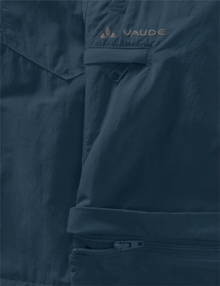VAUDE Unisex Kids Detective Antimos Zo Pants Hose, Dark Sea Uni, 92 EU