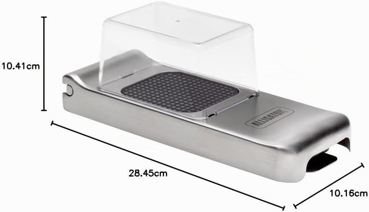 ALLIGATOR 3093 - Edelstahl-Multifunktionsschneider Mit Auffangbox - Gemüse- Zwiebel- und Pommesschne