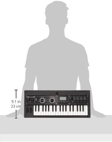 Korg - MICROKorg -XL-PLUS 37 Key Synthesizer/Vocoder - Black 37 Key MicroKORG XL Plus Black, 37 Key