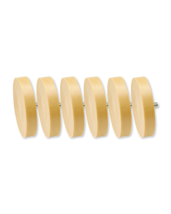 KS Tools Folienradierer 90mm 515.1285 6er Pack I Neutralfarbiger Aufkleber Entferner aus Gummi I Ver