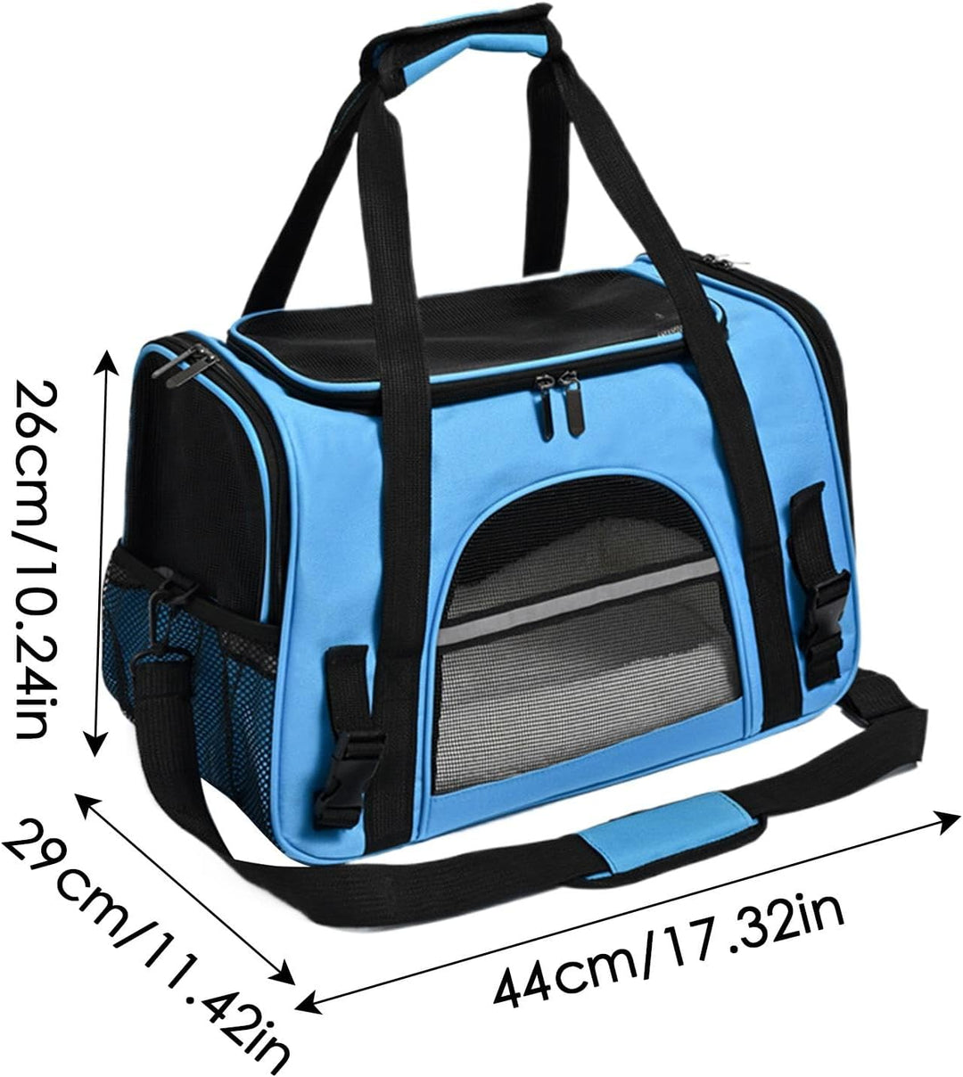 Kleine Hundetragetasche, Katzen-Reisetasche, tragbare Haustier-Tragetasche, atmungsaktive Haustier-T
