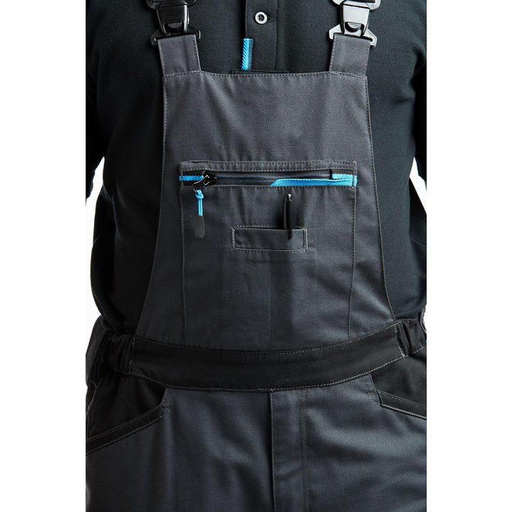 Portwest WX3 Latzhose, Grösse: M, Farbe: Metal Grau, T704MGRM M Metallgrau, M Metallgrau