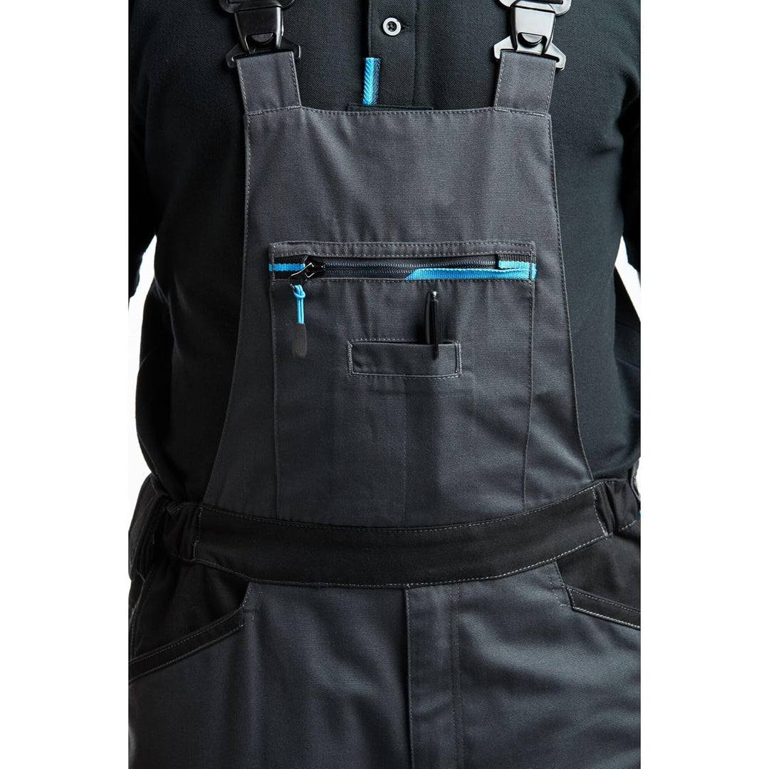 Portwest WX3 Latzhose, Grösse: XL, Farbe: Metal Grau, T704MGRXL XL Metallgrau, XL Metallgrau