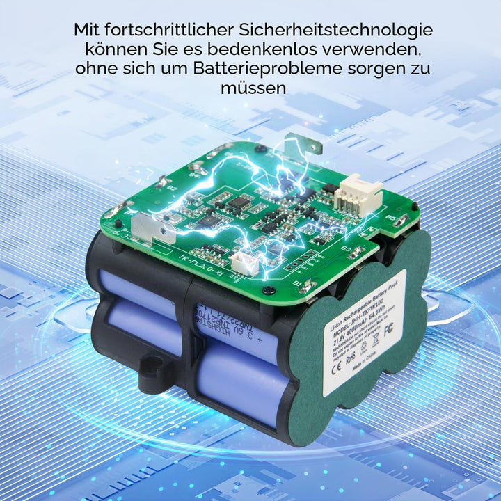 4000mAh Akku kompatibel mit Tineco Floor ONE S5 PRO 2/S5 Smart/ S5 Steam Zubehör Staubsauger Home Cl