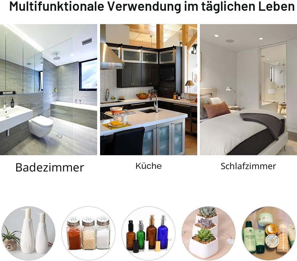 SUMNACON Duschablage Duschkorb Badregal rostfreier Edelstahl Regal für Wohnzimmer, Büro, Schlafzimme