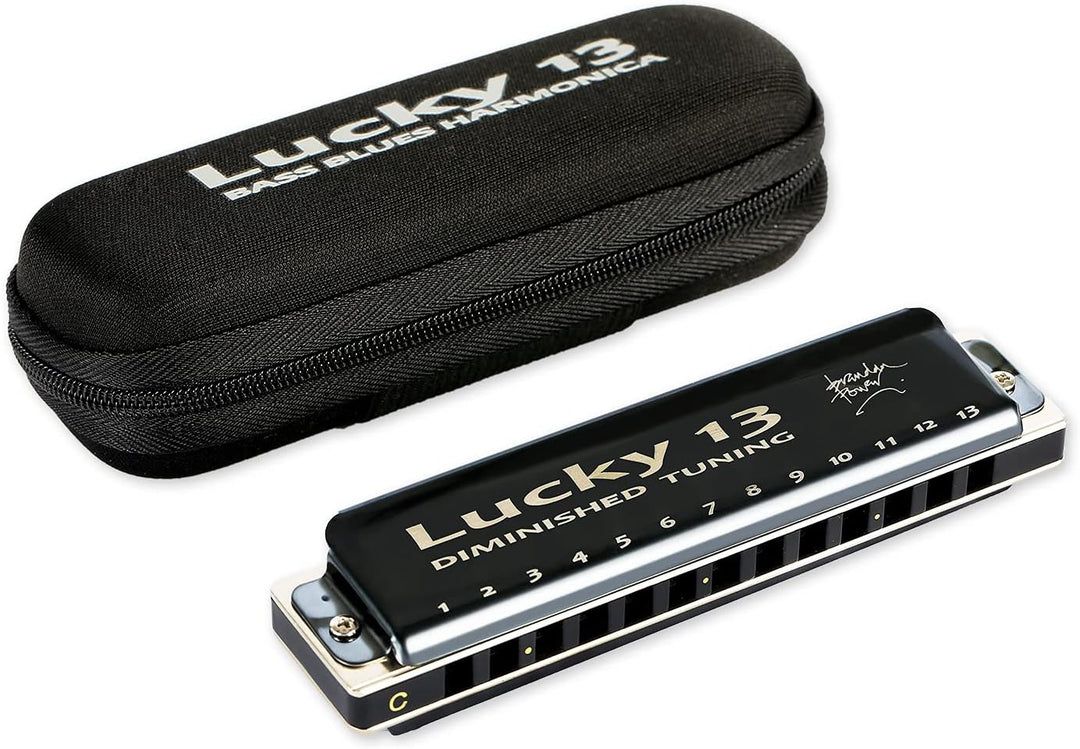 East top Lucky 13 Bass Plus Blues Harmonica 13 Holes Diatonic Harp Mouth Organ Professional Musical