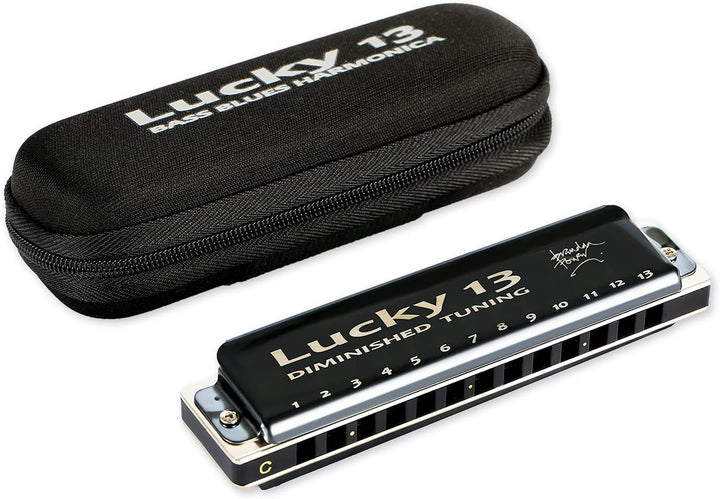 East top Lucky 13 Bass Plus Blues Harmonica 13 Holes Diatonic Harp Mouth Organ Professional Musical