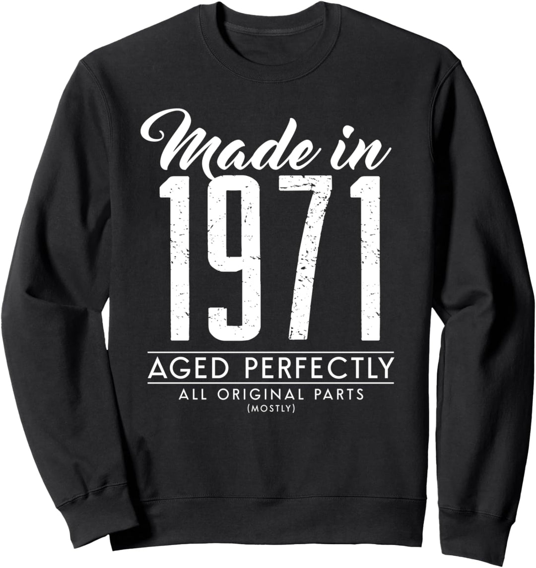 50. Geburtstagsgeschenk Made in 1971 50 Jahren Alt Sweatshirt