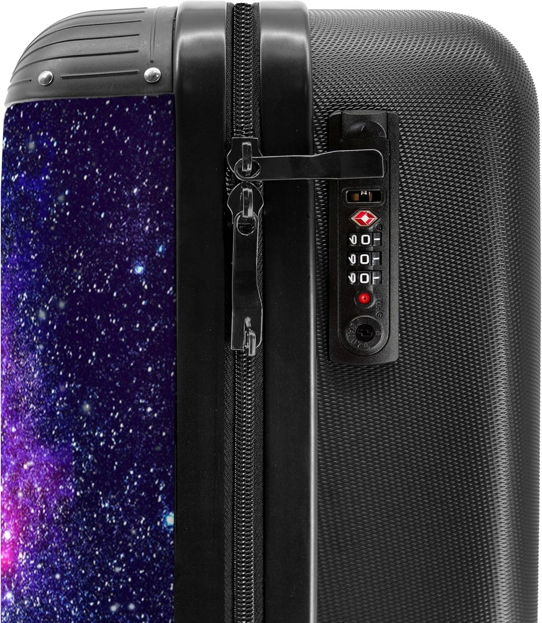 NoBoringSuitcases.com® Kinderkoffer Jungen Handgepäck Koffer Reisetasche mit Rollen Geschenk - Stern