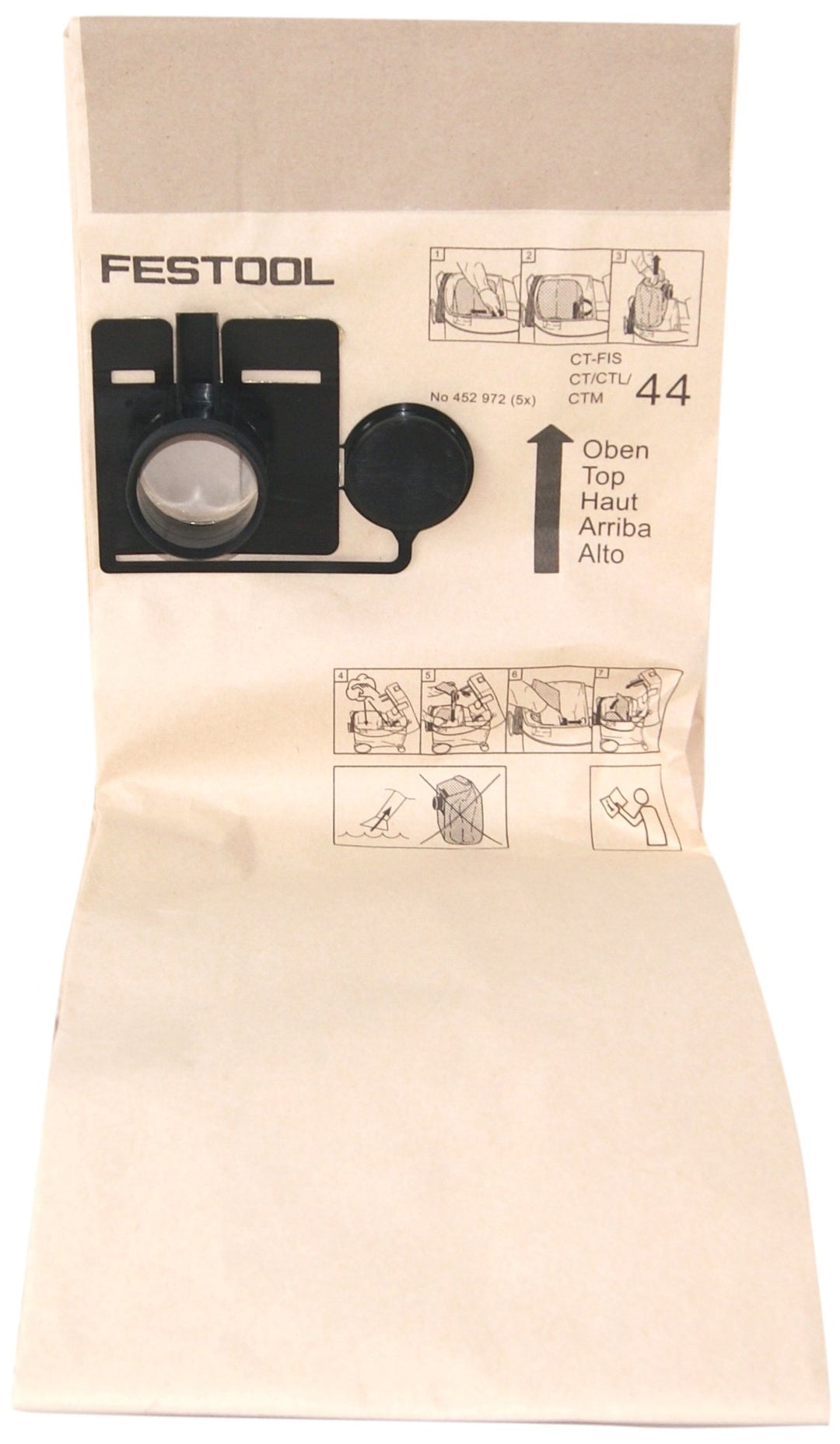 FIS-CT44 Filtersack Staubsaugerbeutel von Festo unter anderem für FESTO Typ: CT44E/LE, CTM44E/LE, FE