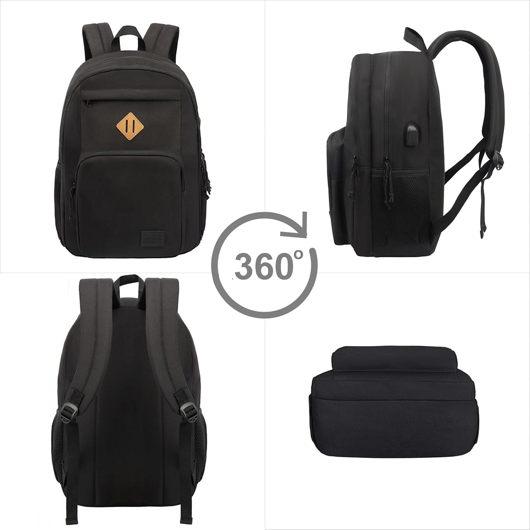 KEOFID Laptop Rucksack für Herren Damen, Grosser Schulrucksack für Jungen, Mädchen und Teenager, Ant