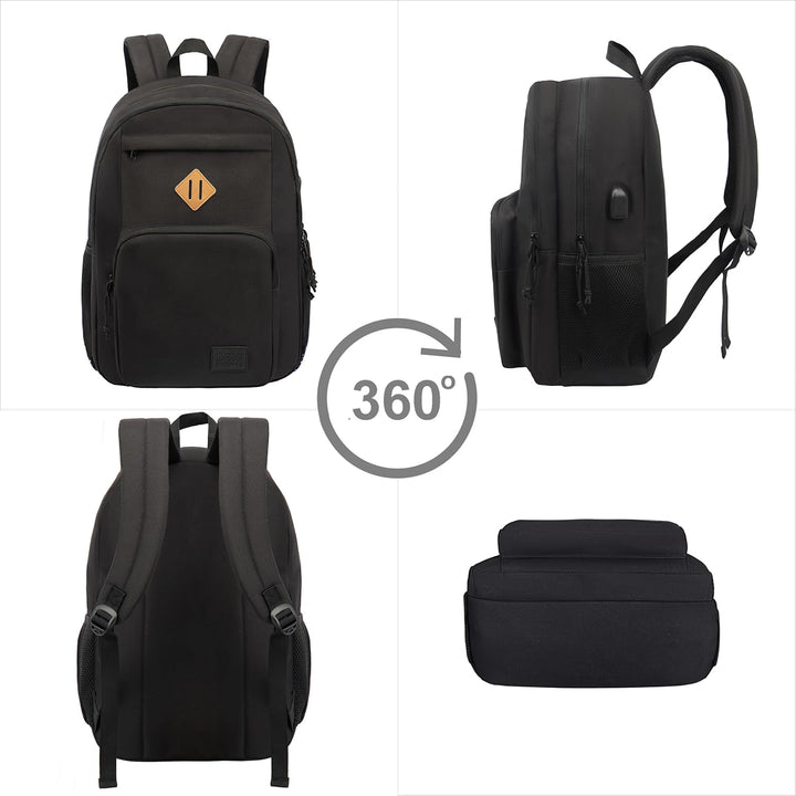 KEOFID Laptop Rucksack für Herren Damen, Grosser Schulrucksack für Jungen, Mädchen und Teenager, Ant