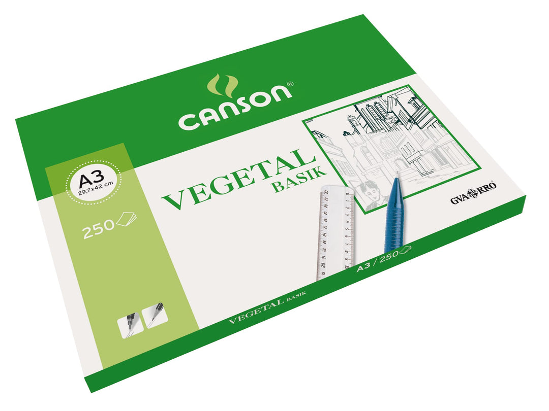 GUARRO CANSON 200406244 Pack 250 Blätter Zeichenpapier A3 90G