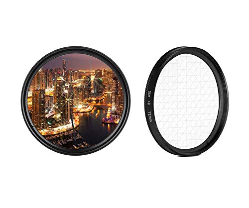8X Star 72mm Sternfilter dHD DIGITAL Marken Gitterfilter 8 Fach Stern Filter 72 mm