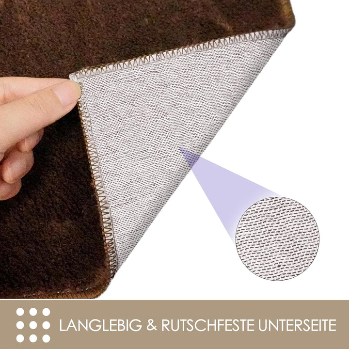 Schmutzfangmatte 80x120 cm – Extra grosse rutschfeste TPE Fussmatte, Waschbar & Robust – Für Eingang