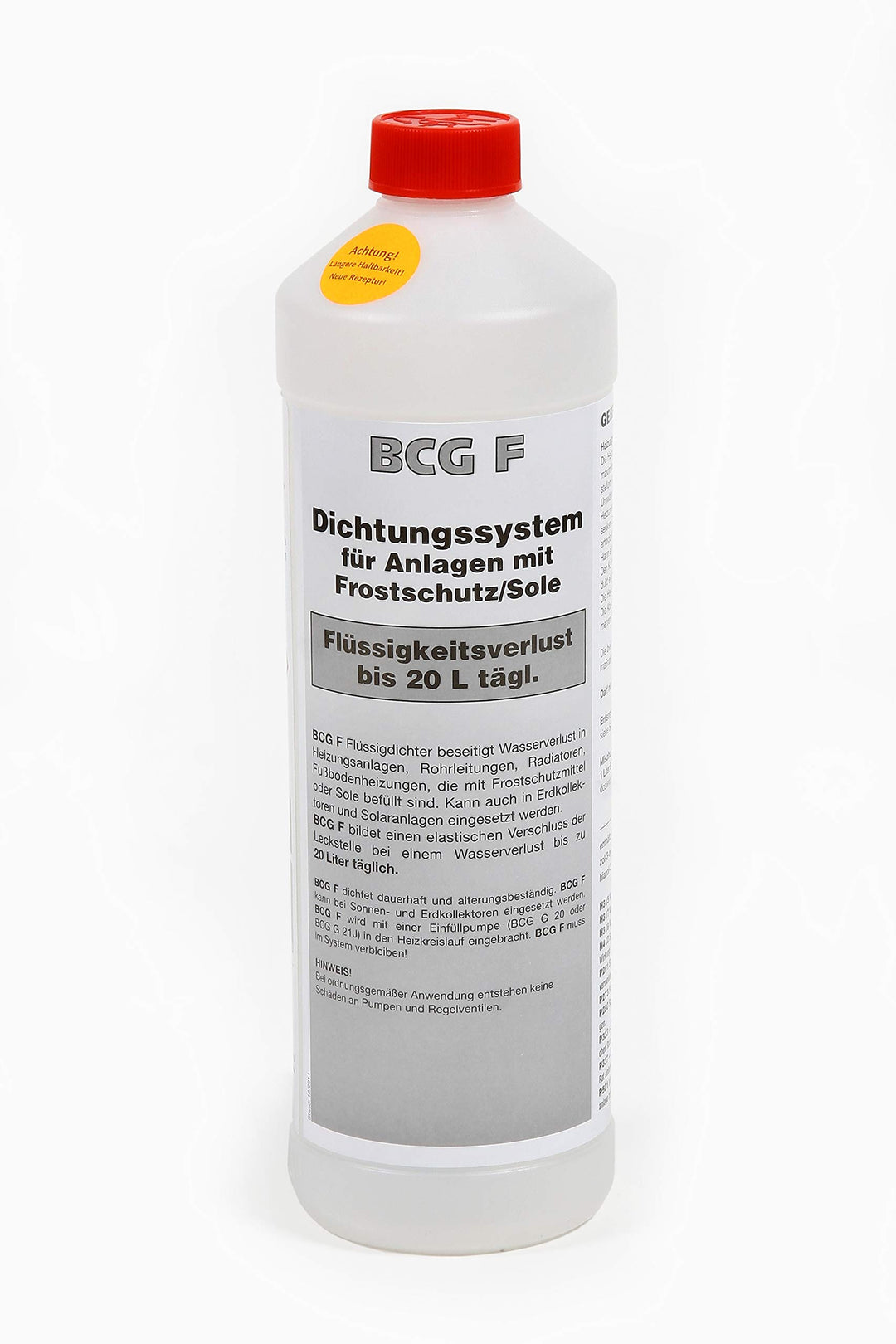 BCG FlÃssigdichtmittel F (1 l) gegen undichte Solaranlagen und Erdkollektoren