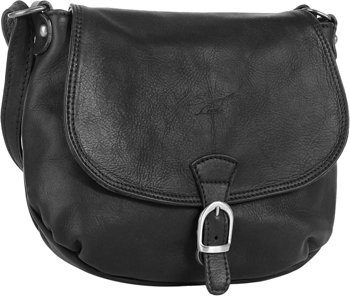 Samantha Look Umhängetasche echt Leder Damen | Made in Italy | handliche Crossbody Bag | kompakte Sc