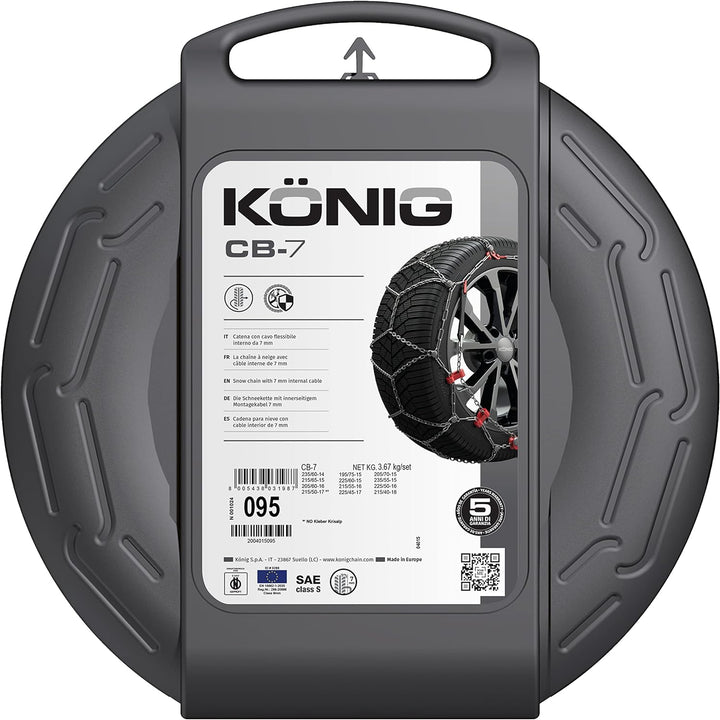 KÖNIG CB-7 060 - Schneeketten 2004015060, 2004015060