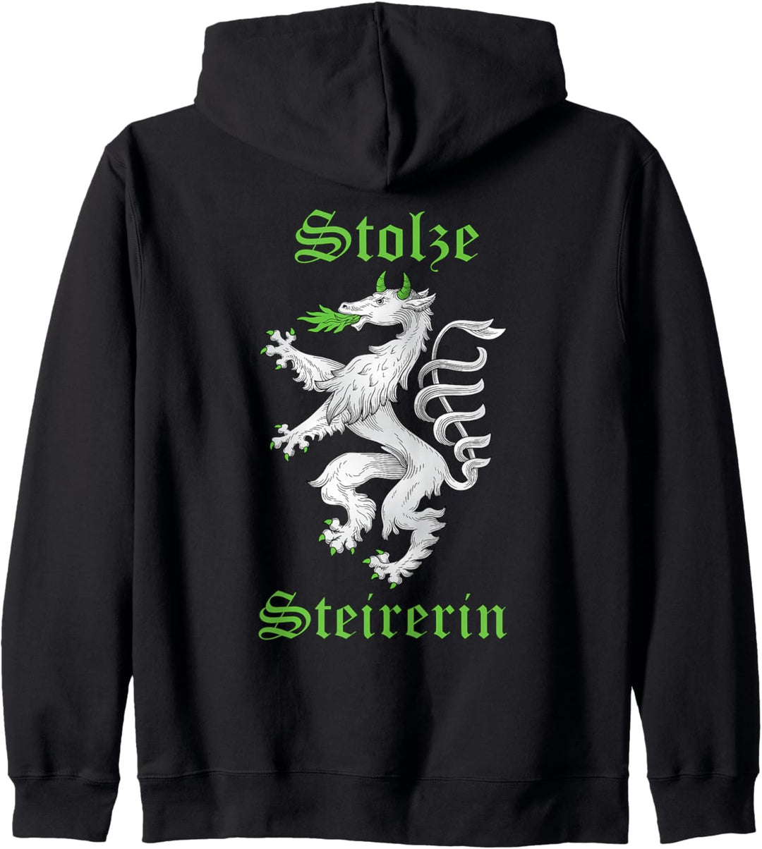 Steiermark T-Shirt Wappen Stolze Steirerin Damen & Kinder Kapuzenjacke