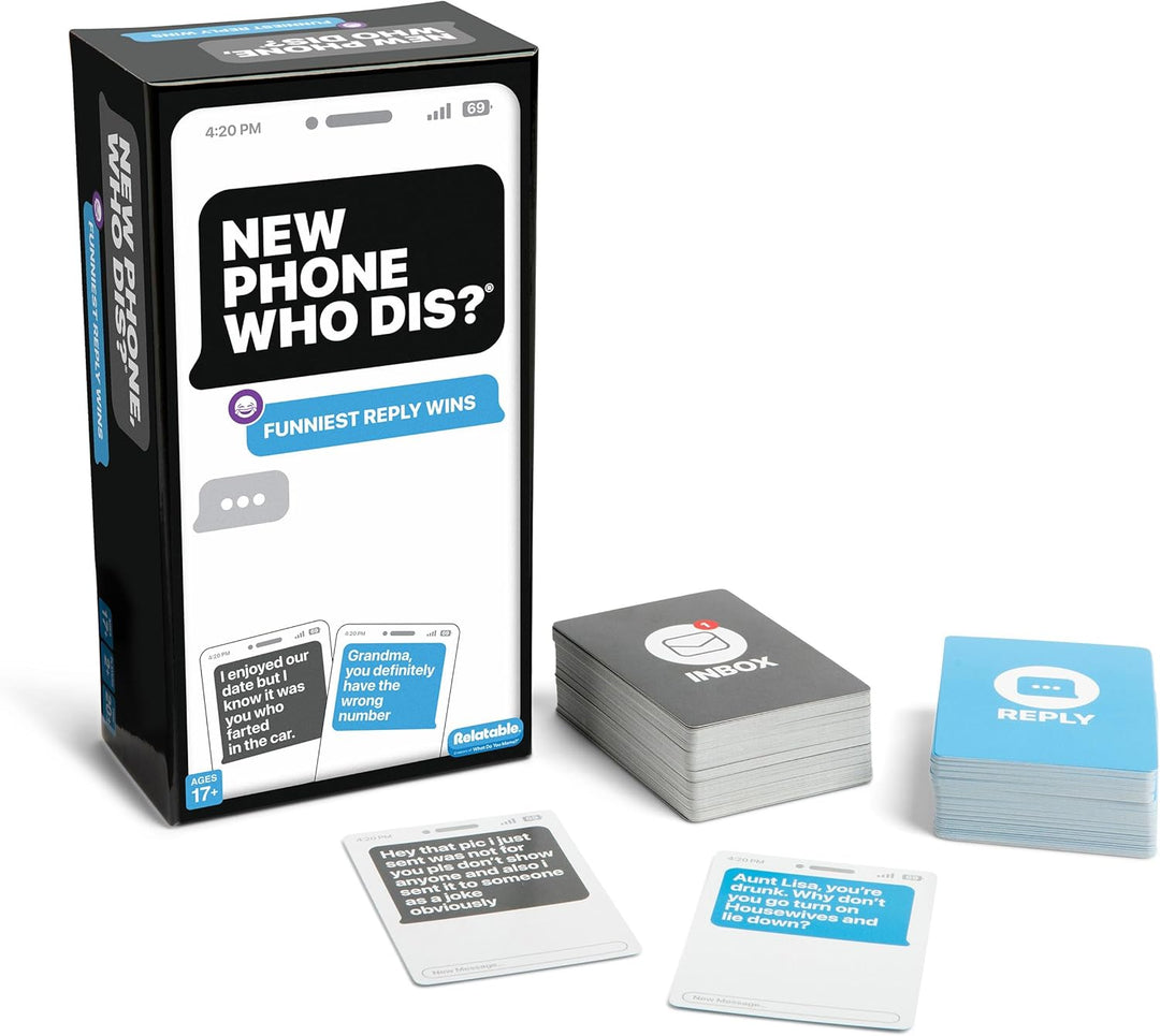 WHAT DO YOU MEME? New Phone, Who Dis? - Partyspiel für Erwachsene Single US Edition, Single US Editi