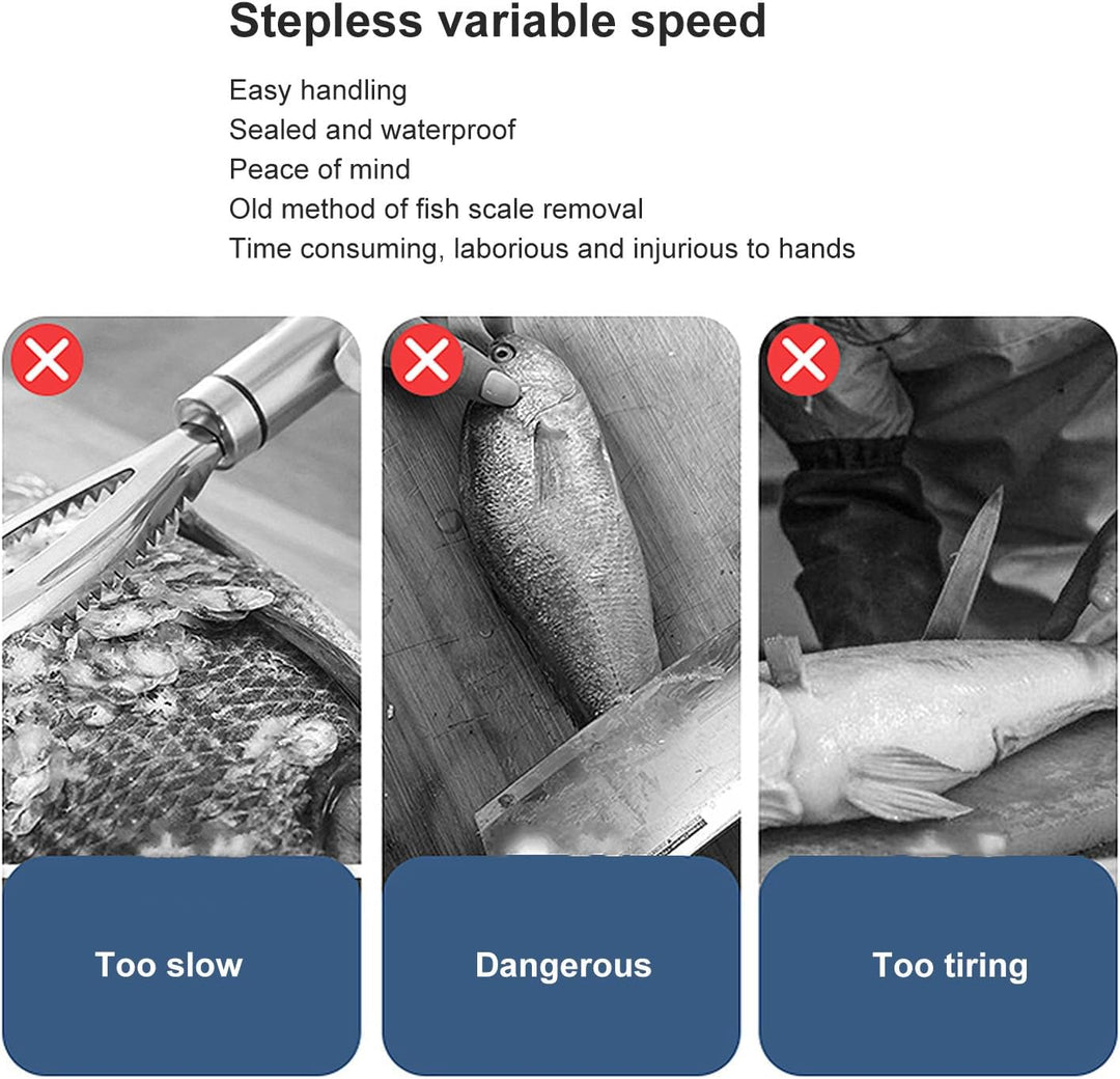 Leistungsstarker Elektrischer Fischentschupper, Fischschuppen-Entferner, Automatischer Elektrischer