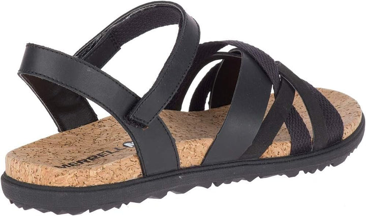 Merrell Damen Merrellsandals 43 EU Schwarz, 43 EU Schwarz
