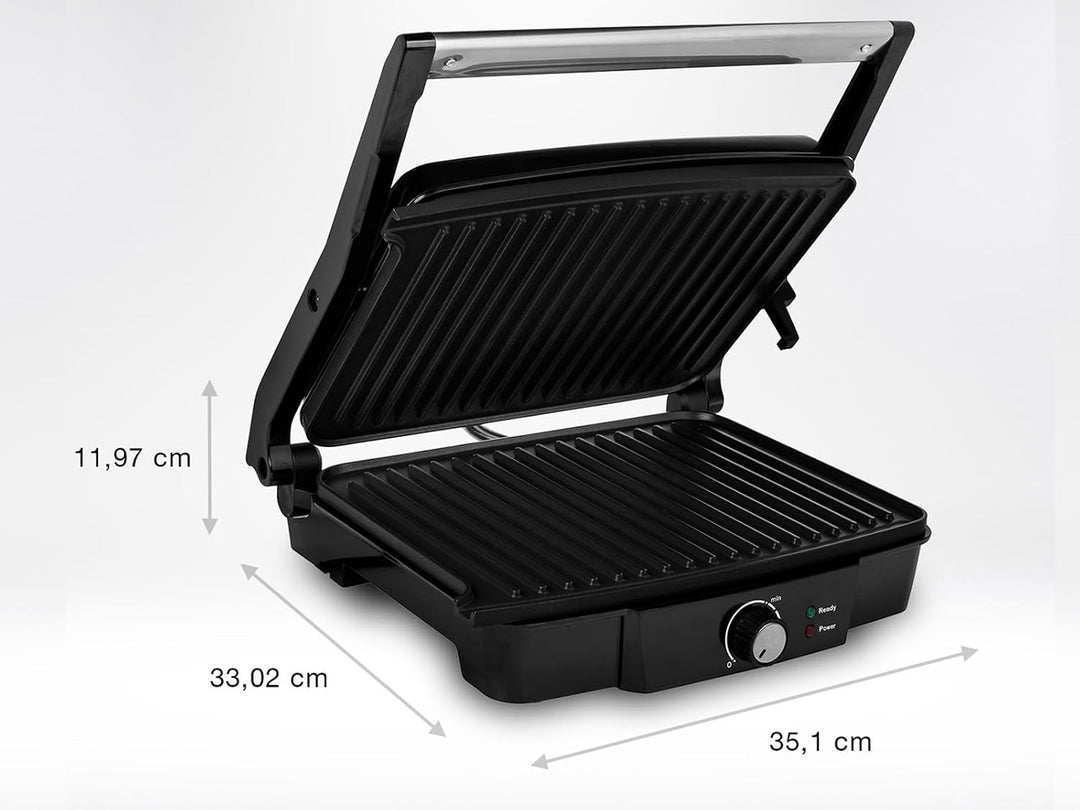 Tristar Gr-2853 Elektro Kontaktgrill Schwarz