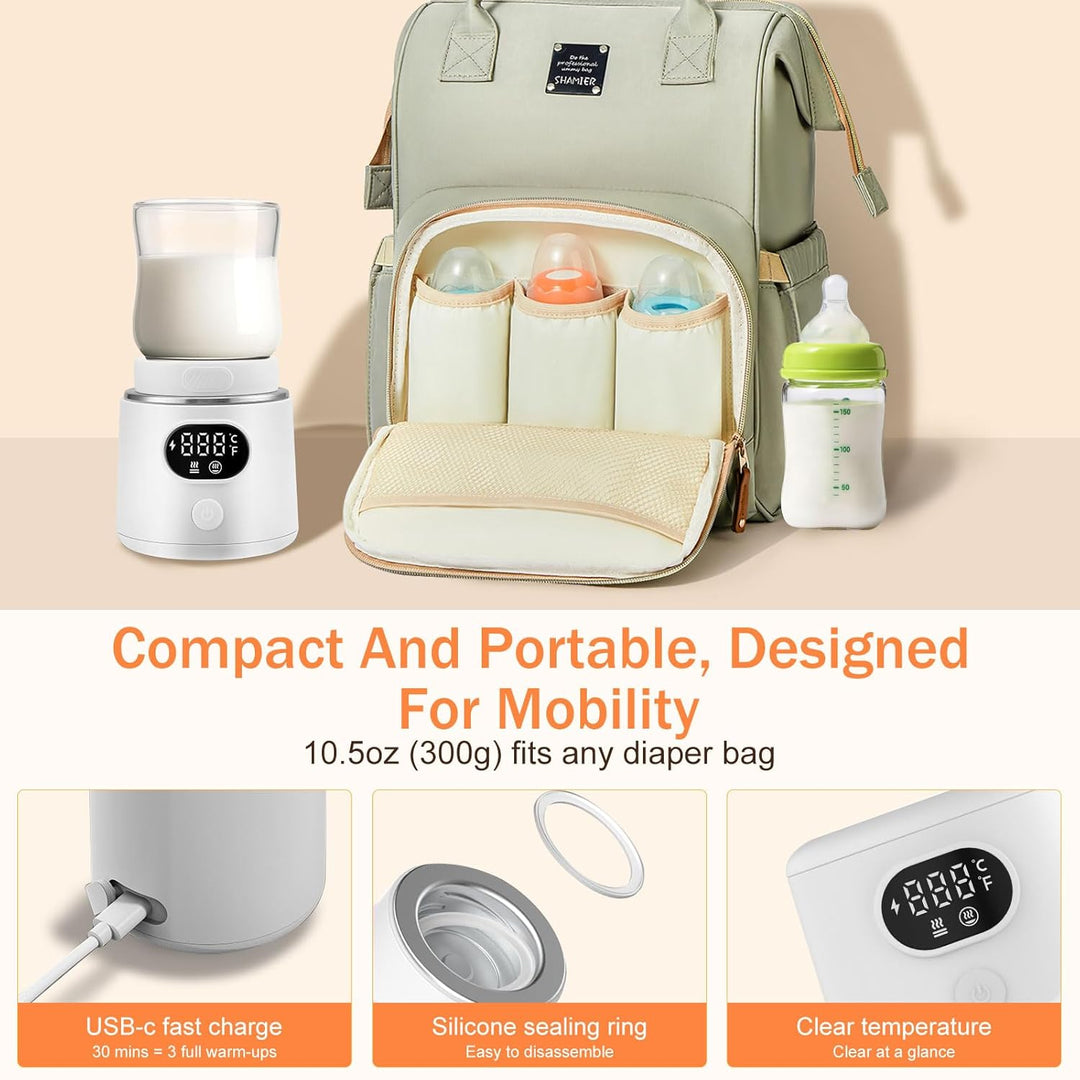 Bottle Warmer, Portable, Quick Bottle Warmer with USB Cable, Milk Warmer, Baby Portable, Bottle Warm