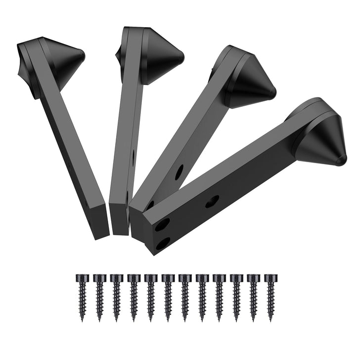 4 Stücke Lautsprecher Spikes Aluminium Spike Absorber Isolation Lautsprecher Spike Ständer,Stossfest