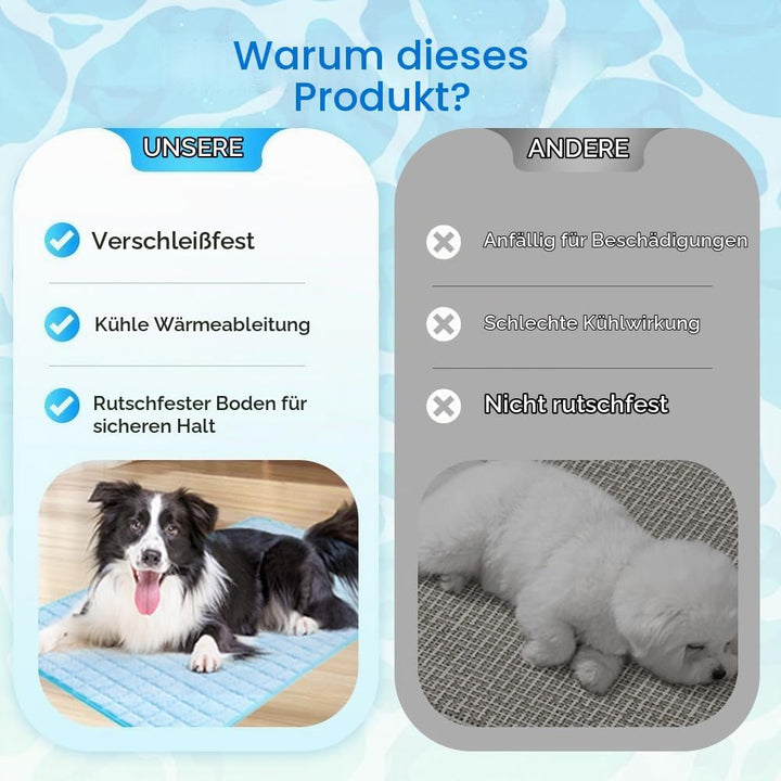 Kühlmatte Hunde,70*50 cm Kühlmatte Katze,Wasserdichte Kühlmattes Katze Ohne Gel,Kühlmattes Katzes Se