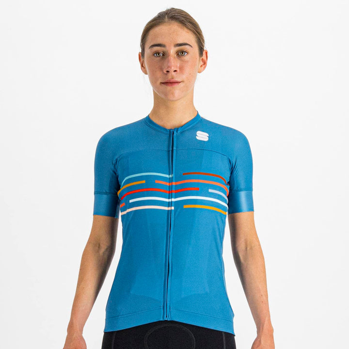 Sportful Damen Vélodrome W Ss JRS Sweatshirt XS Beerenblau, XS Beerenblau