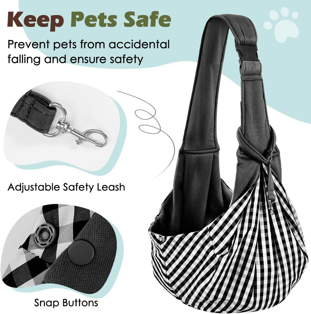 Pawaboo Hundetragetasche, Tragbare Haustier Hundetasche mit Verstellbare Schultergurt,Outdoor Reise