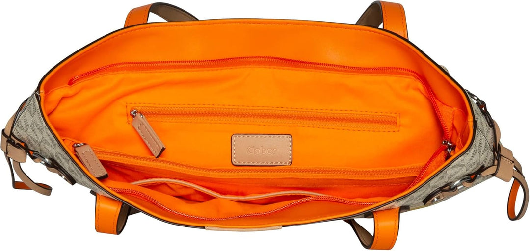Gabor Damen Barina Flower Shopper 41,5 x 13 x 29 Mixed Orange, 41,5 x 13 x 29 Mixed Orange