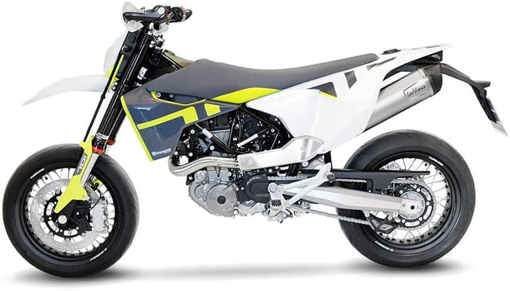 Endschalldämpfer/Auspuffanlage LeoVince SLIP-ON SBK LV ONE EVO, Edelstahl, Carbon Kappe, mit Zulassu