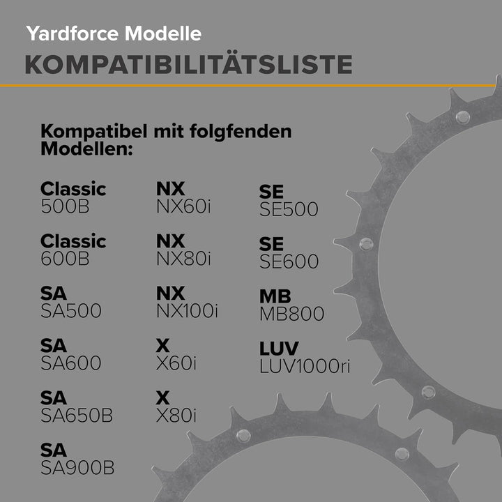 Rasenroboter Mähroboter Spikes für Yardforce 500/600/X100i
