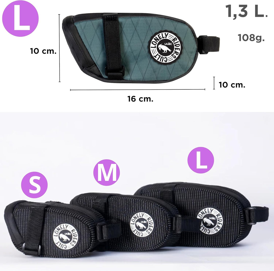 ULAC Satteltasche RADTAIL MAX (1,3 L) grau - Slate 160 mm x 100 mm x 100 mm, 1.3 L Grau - Slate, 160