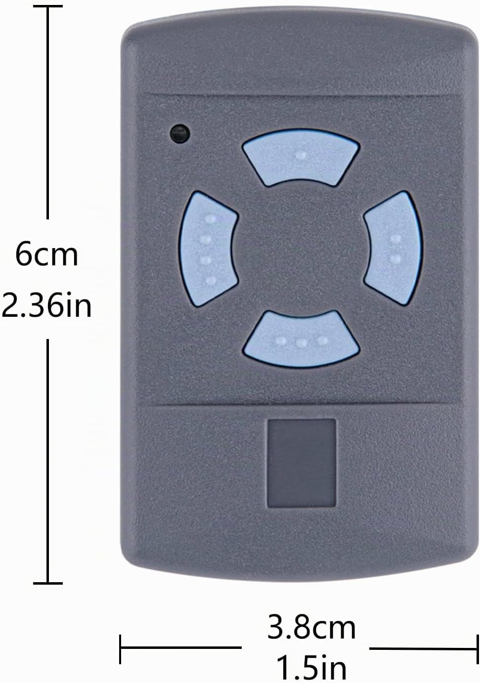 Handsender Fernbedienung Transmitter kompatibel mit 868,3MHZ HORMANN HSM2 HSM4 HS1 HS2 HS4 HSE2 HSZ1