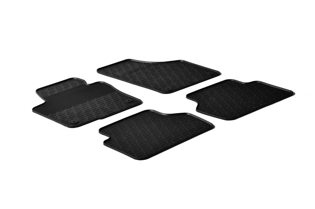 Gledring Satz Gummimatten kompatibel mit Volkswagen Tiguan 2007-2016 (G Profil 4-teilig + Montage-cl
