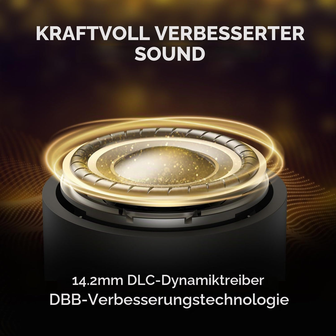 1MORE Fit SE S30 Open Ear Kopfhörer, 5.3 Bluetooth Kabellose Headphones mit 4 mikrofon, Earbuds mit