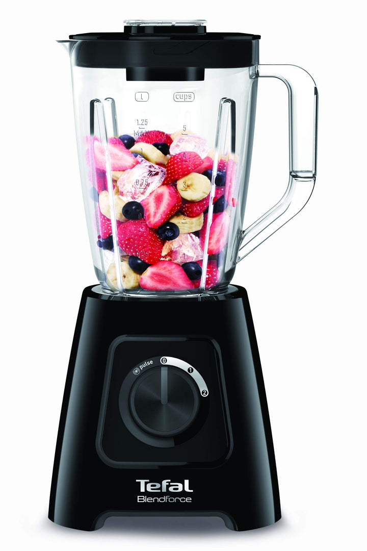 Tefal BlendForce II BL4208 Mixer, 1,25 l, 2 l, drehbar, Stabmixer, Schwarz