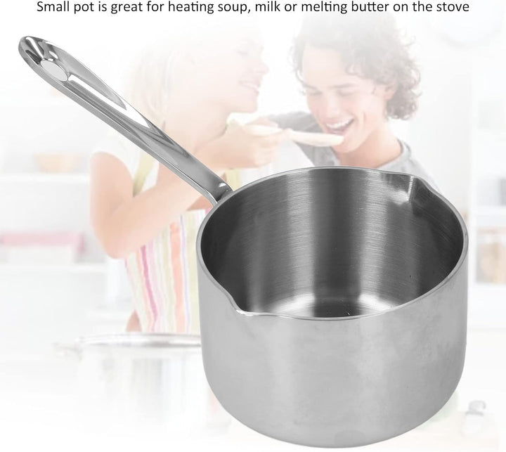 Sauce Pan Home Heisser Milchtopf, Edelstahl Saucenpfannen Küche Kochen Schokolade Gekochter Zucker K