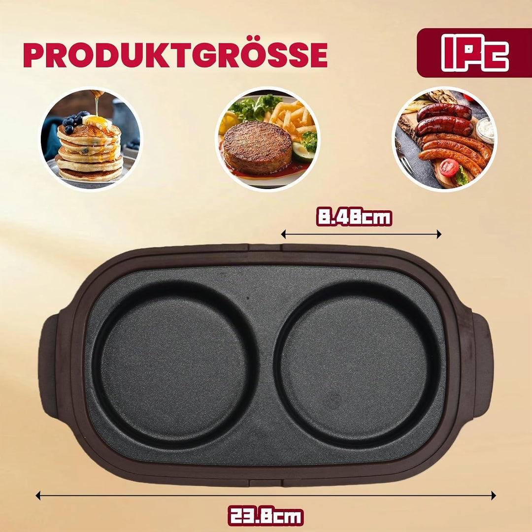 Eierkocher, Rot Multifunktionaler Eierkocher für Mikrowelle, Kocher & Wilderer für Frühstücksbrötche