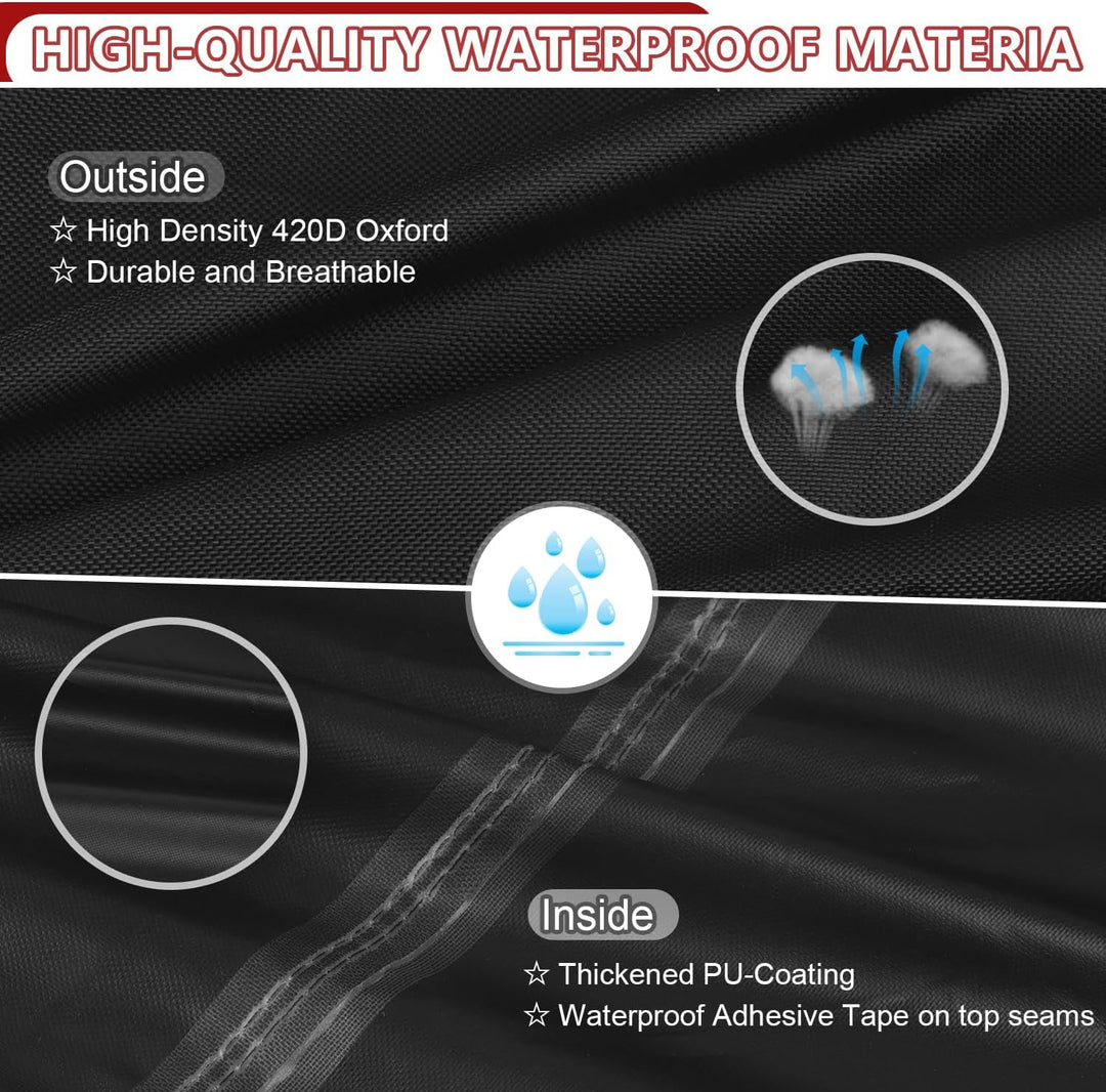 LAMUNI Sonnenschirm Schutzhülle für Ampelschirm Abdeckung für Gartenschirm Abdeckhauben für Sonnensc