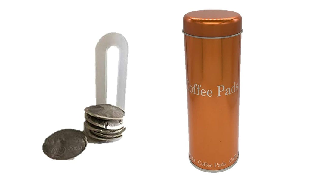 Aufbewahrung kaffeepads - Kaffeepaddose hält die Pads länger frisch - Pad Dose für Senseo Pads - Vor