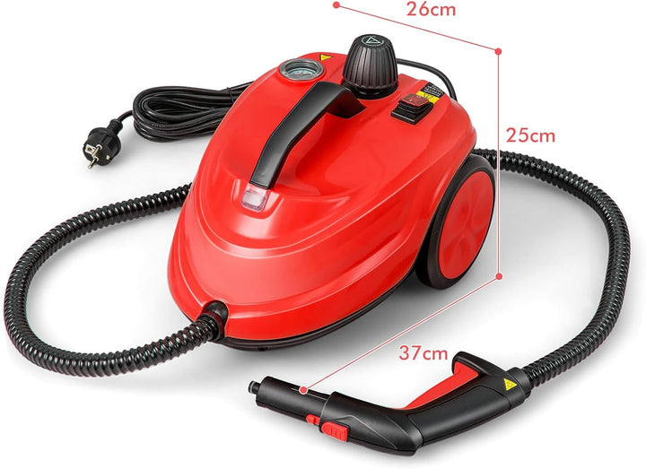 GOPLUS Dampfreiniger, Flächenleistung: 108 m², Dampfdruck: 5 bar, 1,8 L Wassertank, Aufheizzeit: 8 m