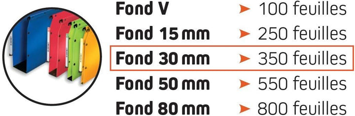 L 'Oblique Fun Hängemappen A4 Boden 30 mm rot Boden 30 mm A4 rot, Boden 30 mm A4 rot