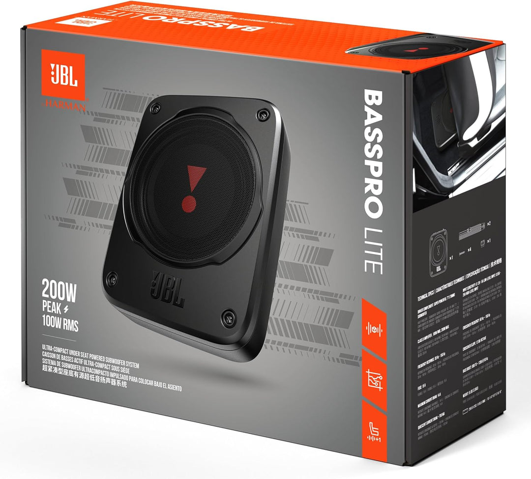 JBL Bass Pro Lite 7'' Underseat Subwoofer Boombox