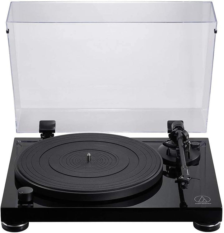 Audio-Technica LPW50PB Manueller Plattenspieler mit Riemenantrieb Klavierschwarz Kabelgebunden Piano