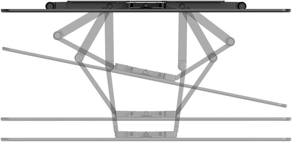 Hama TV Wandhalterung schwenkbar, neigbar, Slim (TV Wandhalterung 37-90 Zoll, VESA 200x200 bis VESA